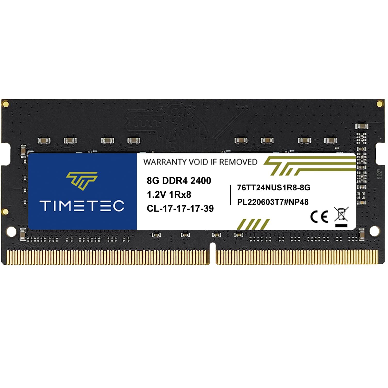 DDR4 メモリ 8GB 2400 ECC SODIMM 8GB DDR4 PC4-19200 Timetec 新品 