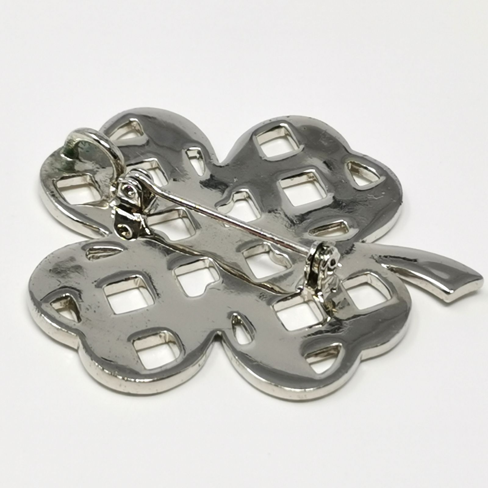 グロッセ クローバー ネックレストップ ブローチ 2way 中古美品 管理 