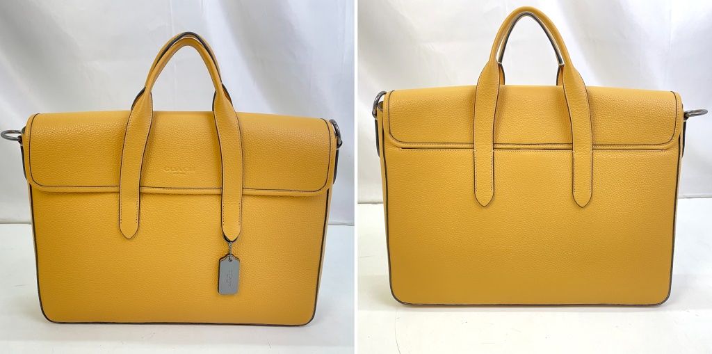 ︎新品　未使用　人気色︎ COACH ビジネスバック　ライトミスト色 コーチ ビジネスバッグ ブリーフケース 2way ショルダーバッグ レザー