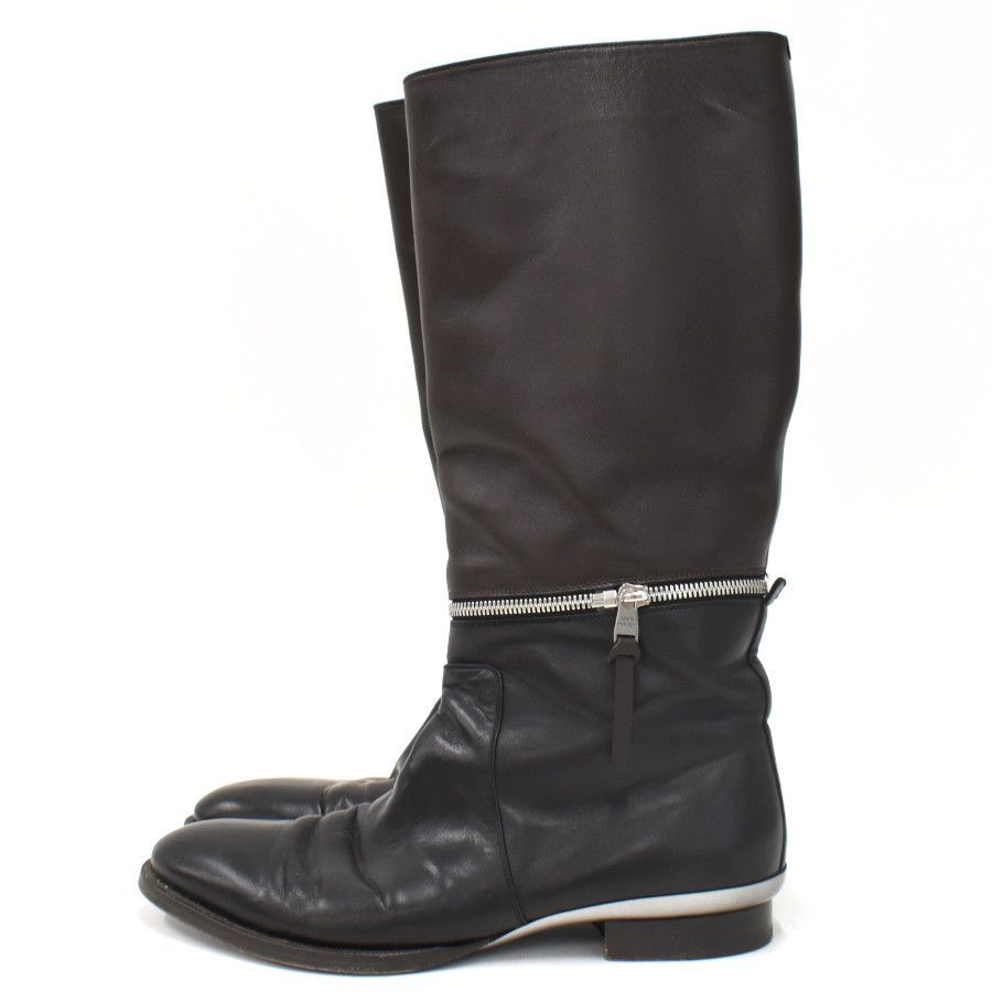ルイヴィトン ロングブーツ ショートブーツ 2way ジップ サイズ7 26cm
