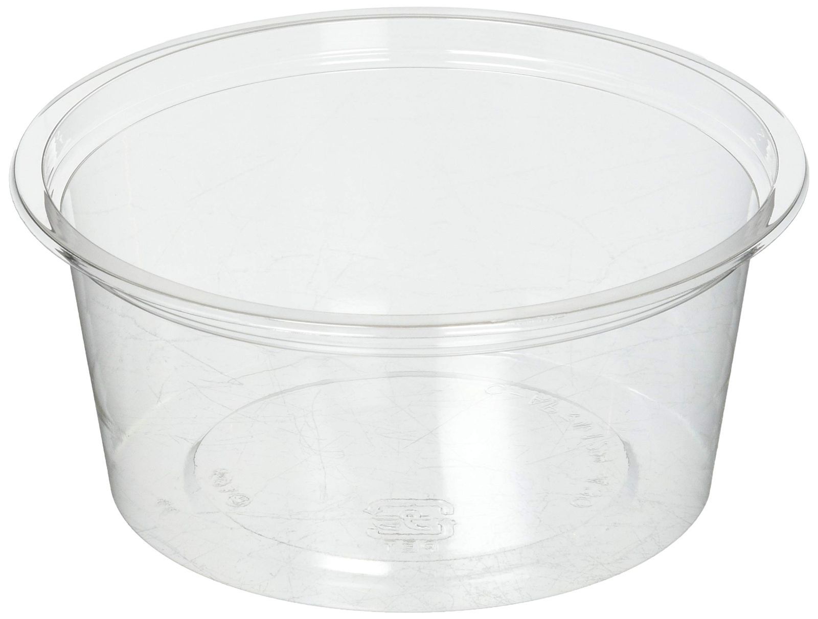 本体 C-APカップ 丸型 50枚入 弁当 430ml ランチ 直径12.9×5.7cm テイクアウト 容器 129-430 使い捨て Kagaku 透明 中央化学 Chuo