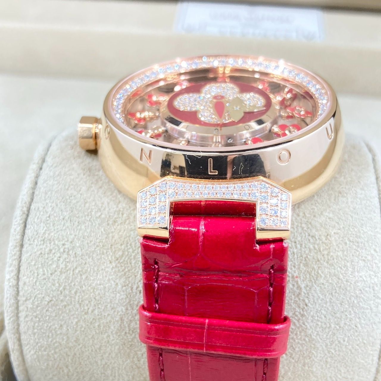 美品ルイ・ヴィトンヴィヴィエンヌ・レッド