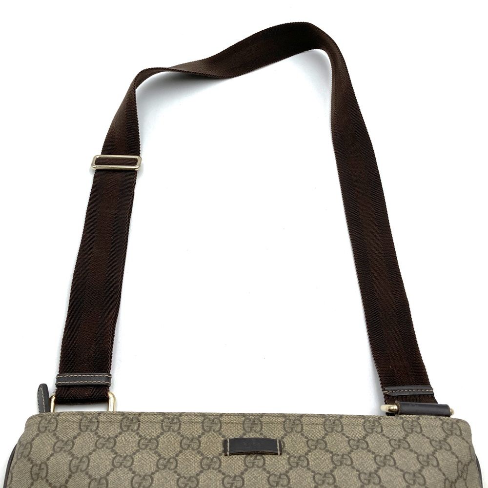 GUCCI グッチ 201446 ショルダーバッグ ブラウン GGスプリーム