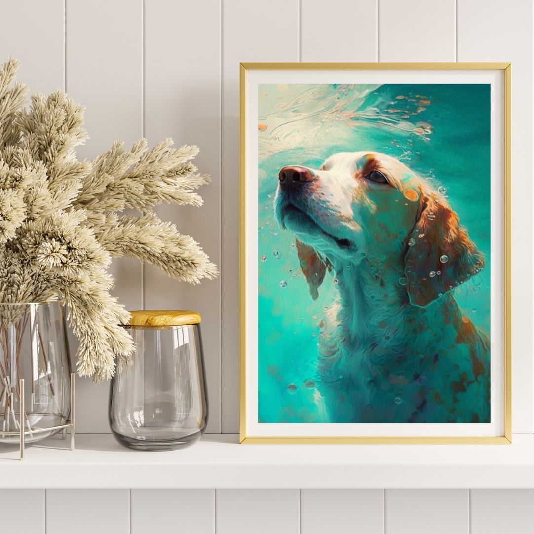 希望の光 ディスカウント - ビーグル犬 No.5】ジークレー版画＊名入れ