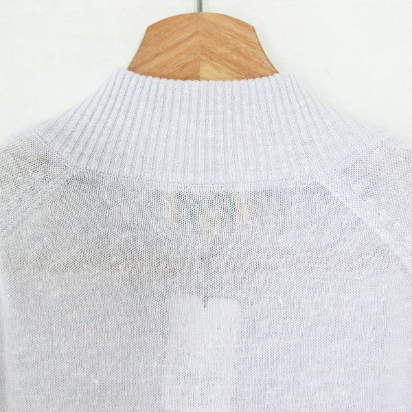コットン×リネン ハイネック