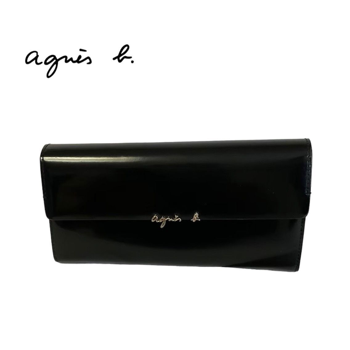 ☆agnès b.　ガラスレザー　財布