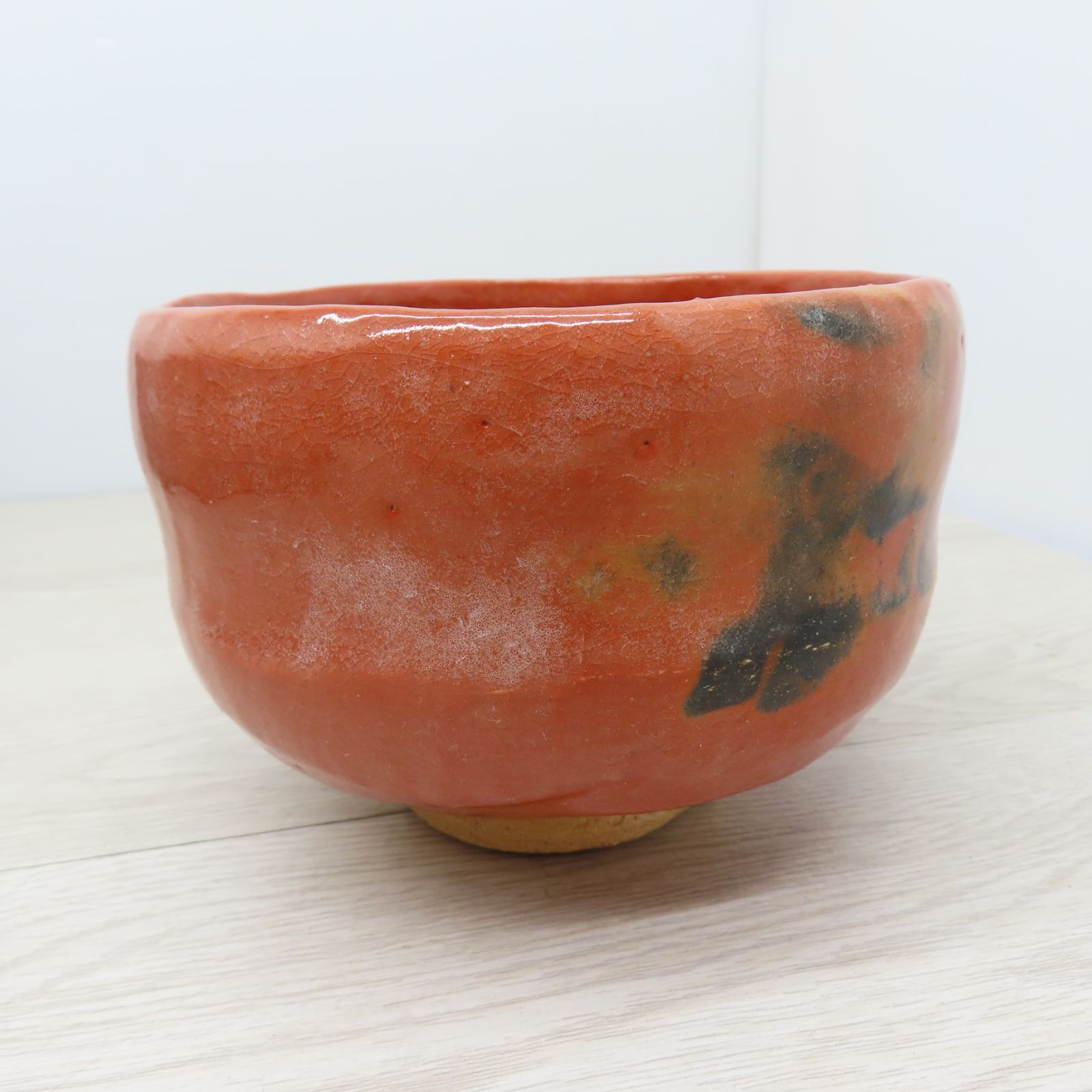 赤楽茶碗　松楽　茶道 赤楽茶碗 松楽 木箱入 茶器＆茶道具 抹茶碗 - Sazen Tea