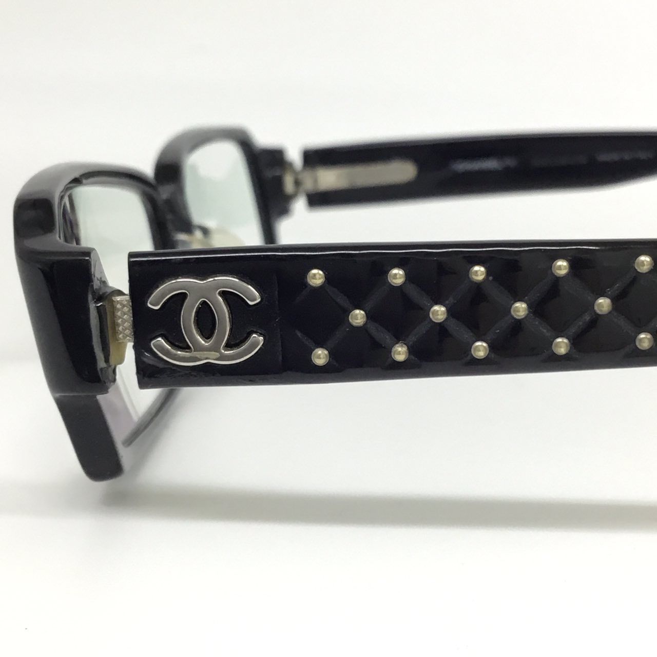 CHANEL シャネル 極美品 メガネフレーム ウェリントン ココマーク