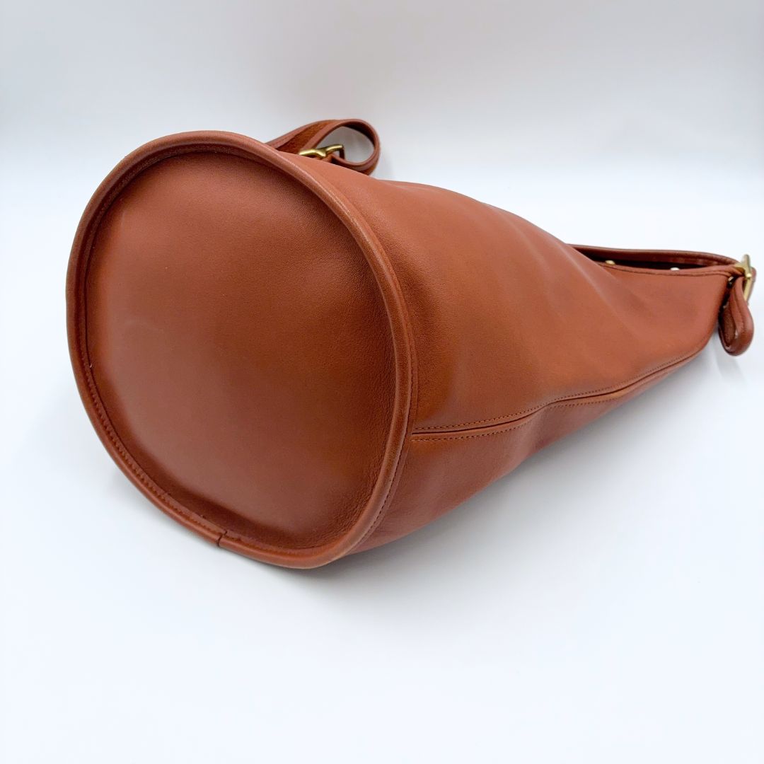 美品】COACH オールドコーチ ターンロック レザー ショルダーバッグ