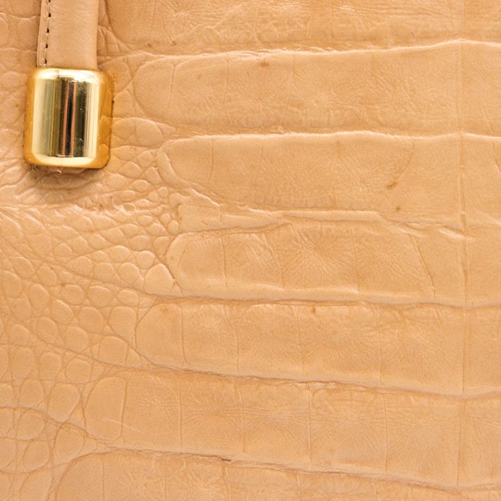 ワイルドクロコ ハンドバッグ 本革 クロコ型押し 日本製 WildCroco 鞄