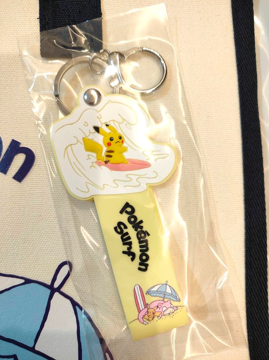 【韓国限定】ロッテリア × ポケモン ピカチュウ エコバッグ ＋ キーリング 韓国ロッテリア限定】 ポケモン ピカチュウ エコバッグ 2セット