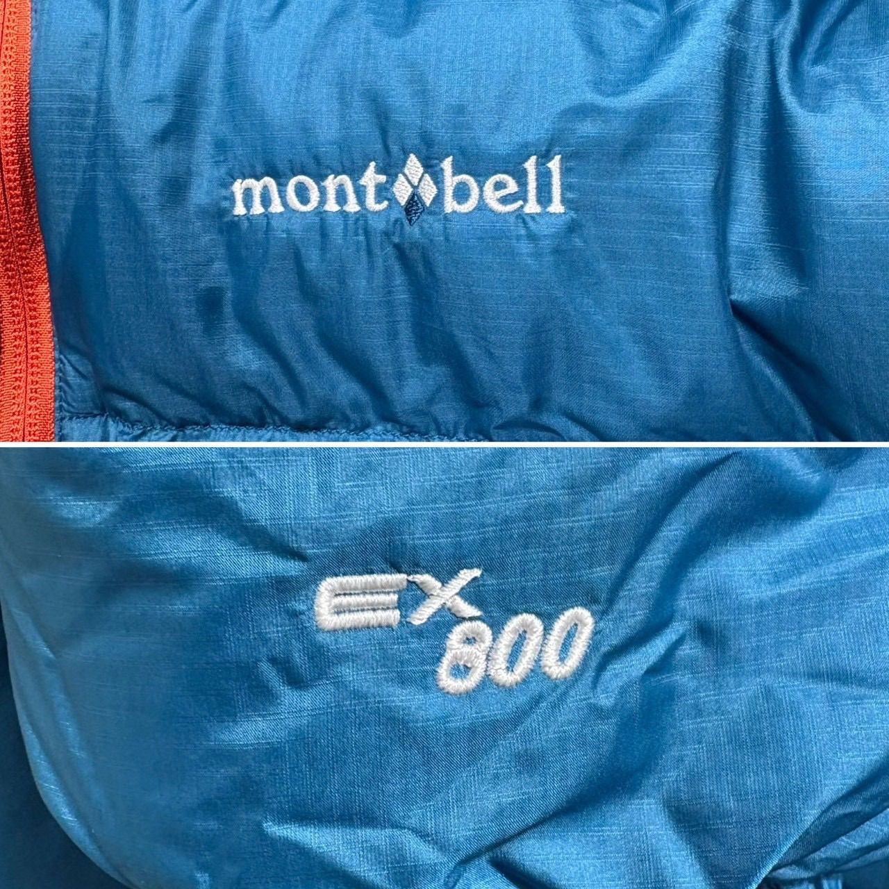 mont-bell ライトアルパインダウンパーカ EX800 ブルー XL ダウン