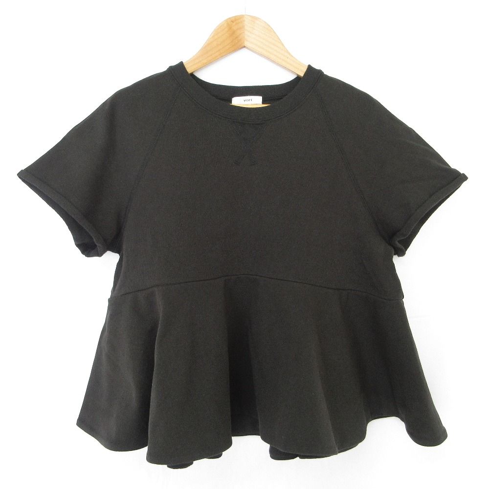 良品 25SS yori ヨリ ドライコンパクト裏毛フレアTee カットソー