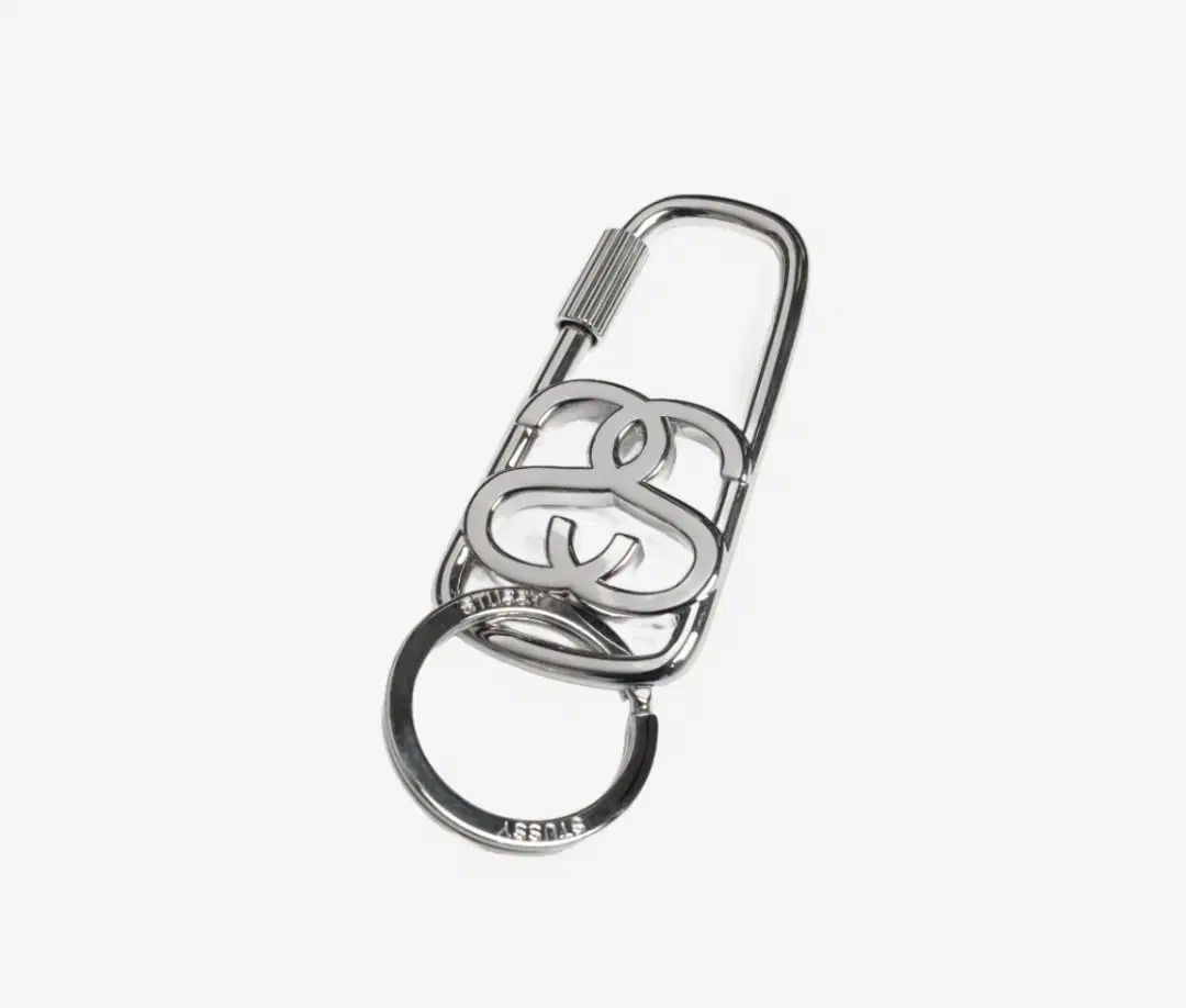 STUSSY(ステューシー) SS リンク ねじれ カラビナ 起毛 ニッケル