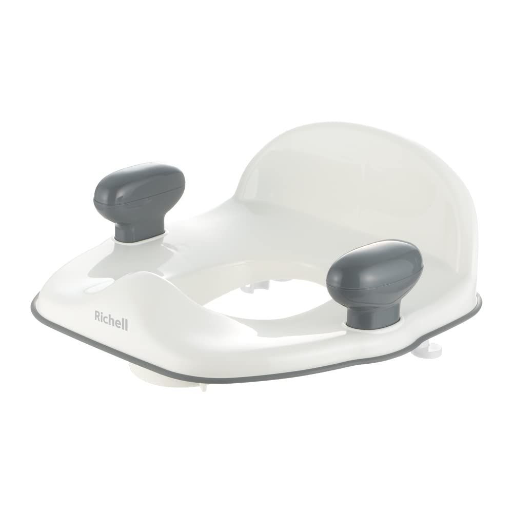 【在庫処分】リッチェル ポッティス 補助便座KN ホワイト 抗菌仕様 グリップ付:1才6カ月頃~4才頃、グリップなし:2才頃~4才頃 人気・おすすめ｜多用途・生活用品におすすめ キャンペーン中 即納 売れ筋商品