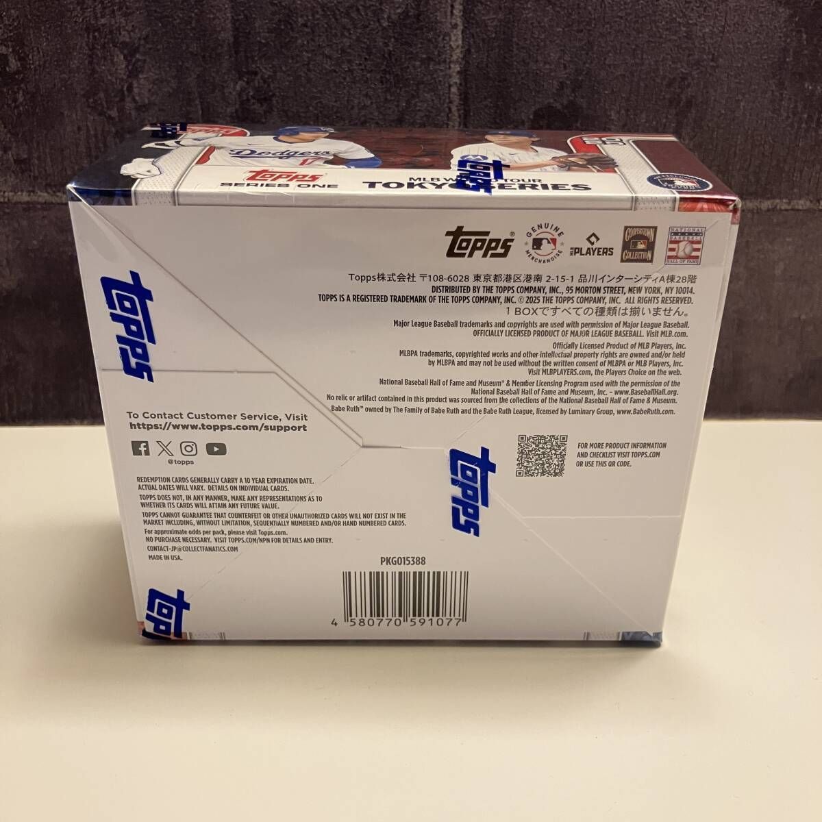 2025 Topps SERIES ONE mlb tokyo トレカ DISPLAY BOX