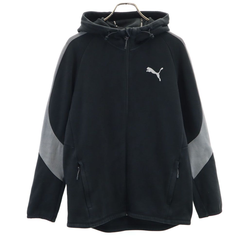プーマ 長袖 スウェット ジップパーカー XL ブラック系 PUMA メンズ