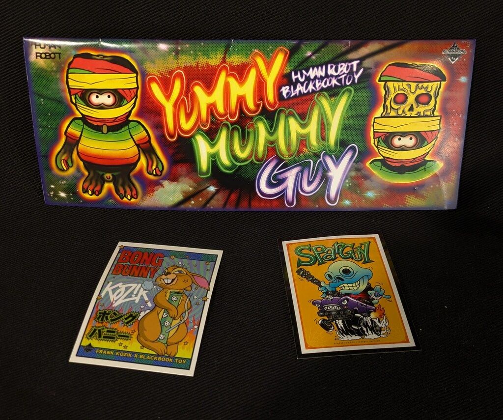HUMAN ROBOT TOYS X BLACK BOOK TOY Yummy Mummy 高品質 GUY Reggae