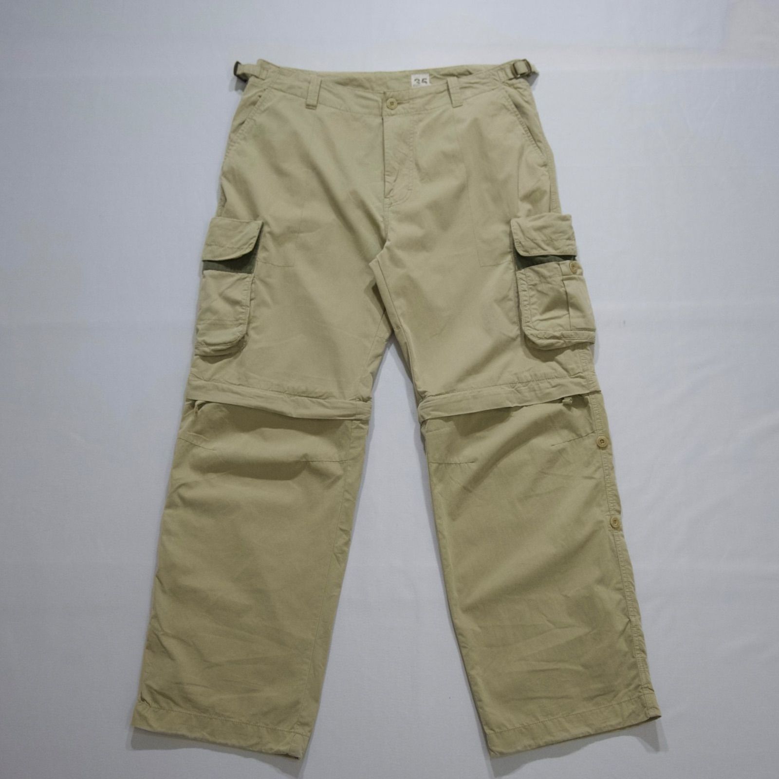 超極太00s Timberland 2wayギミックバギーカーゴパンツ B系 00s 07SUM Timberland Detachable 2Way Zipper Gimmick