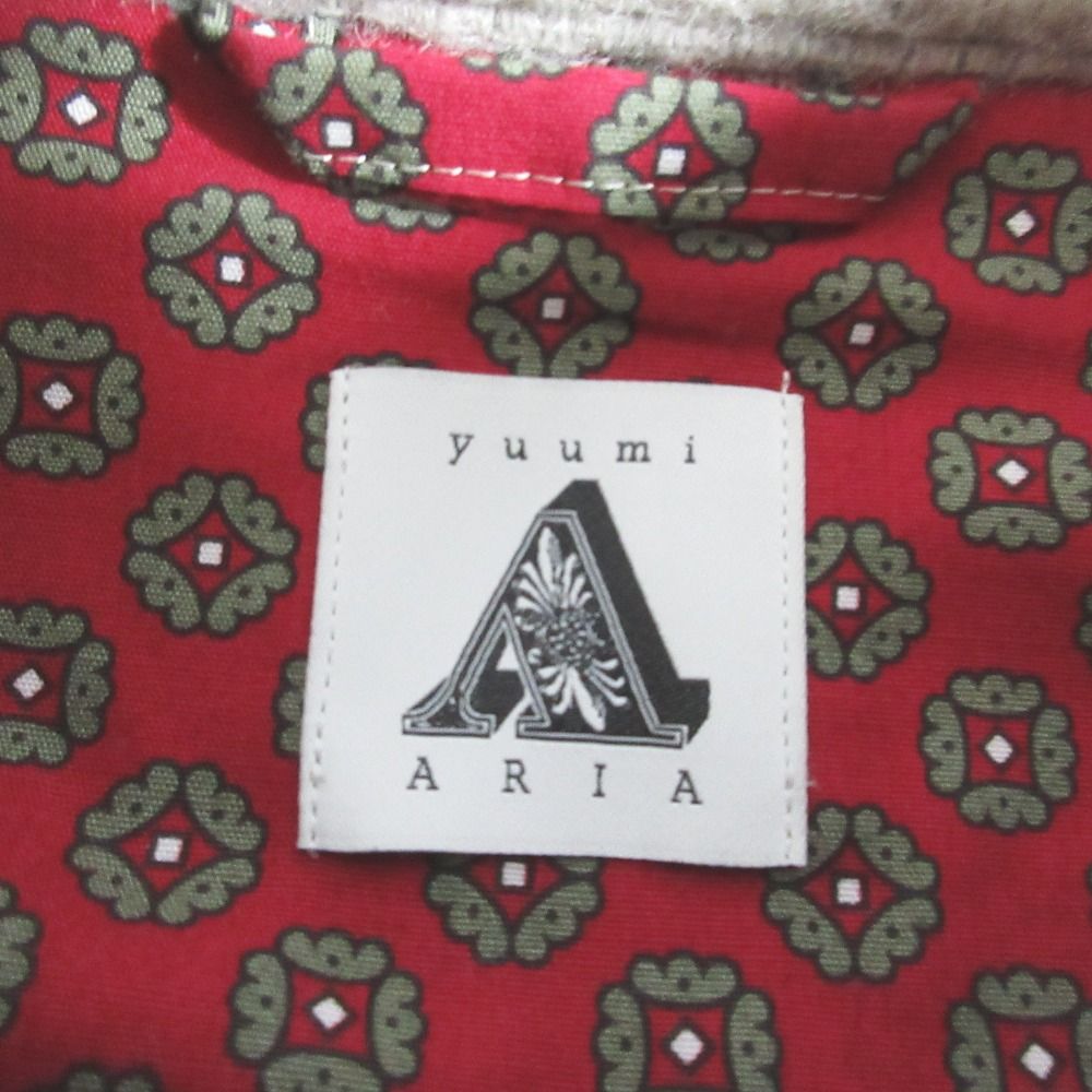 美品 YUUMI ARIA ユウミアリア WOOL C.P.O. STAND UP COLLAR