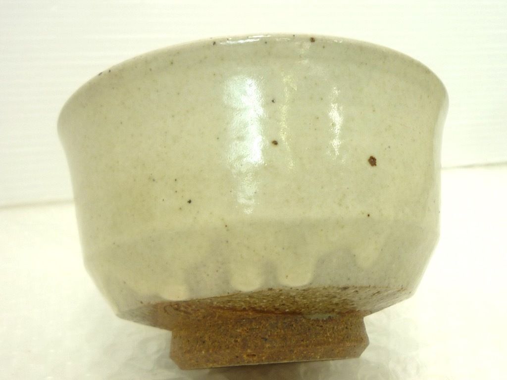 旧家蔵出 上神焼 かずわやき 抹茶碗 茶碗 鳥取県 希少 名品 逸品 本物 在銘 綺麗 銘有 秀逸 茶道具 茶器 和食器 料亭 伝統工芸 縁起物 必見