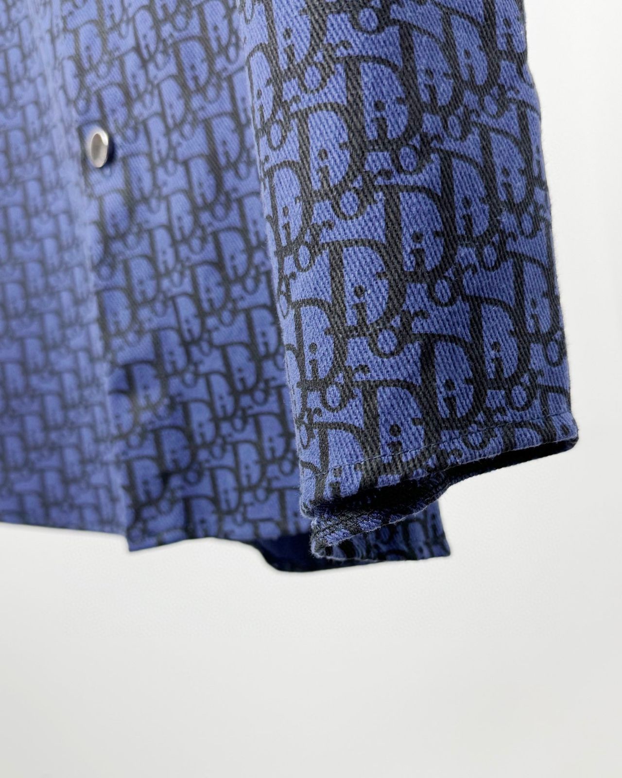 フルプリントのジャカードデニムジャケット