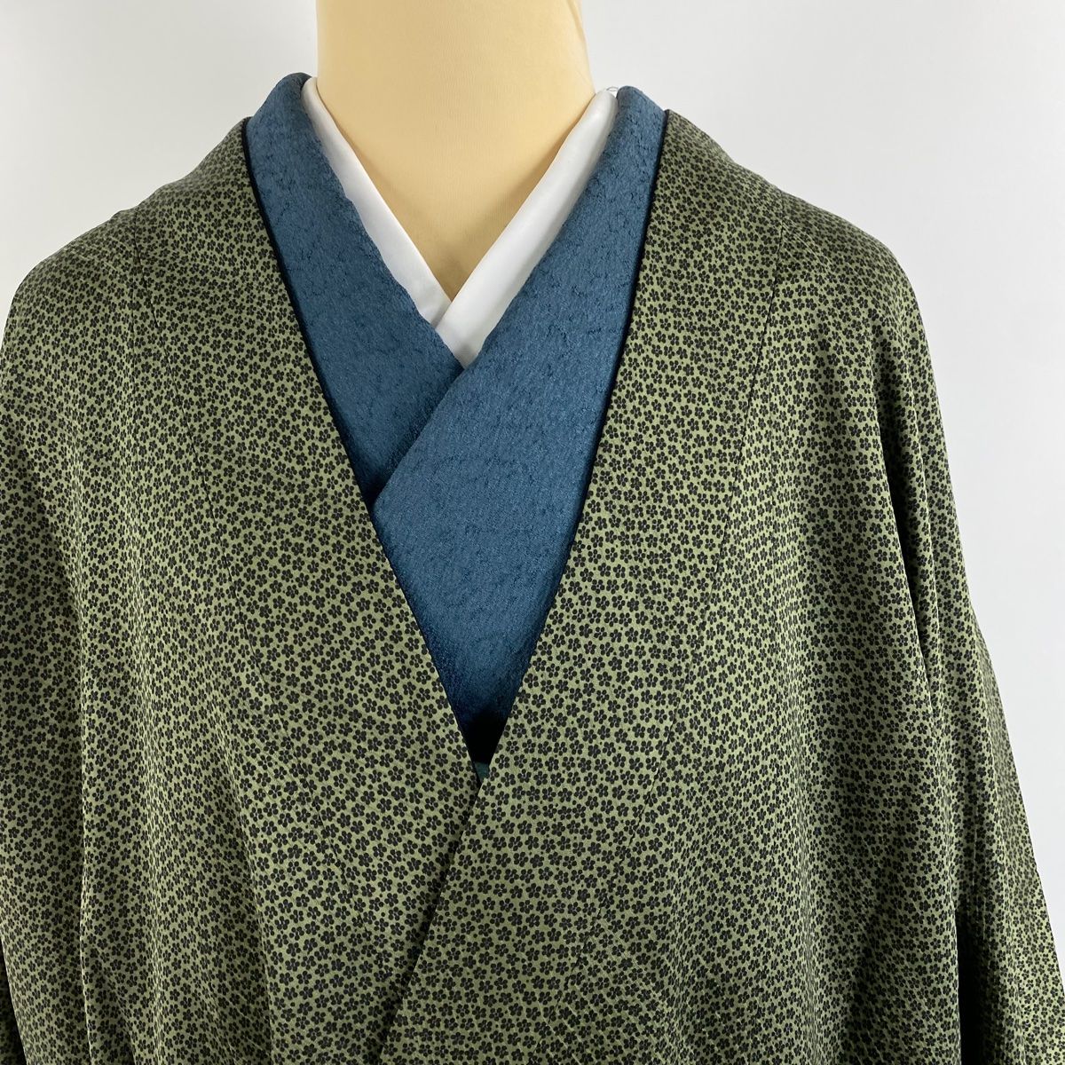 道中着 身丈119.5cm 裄丈67cm M 斉藤三才 和装コート リバーシブル  