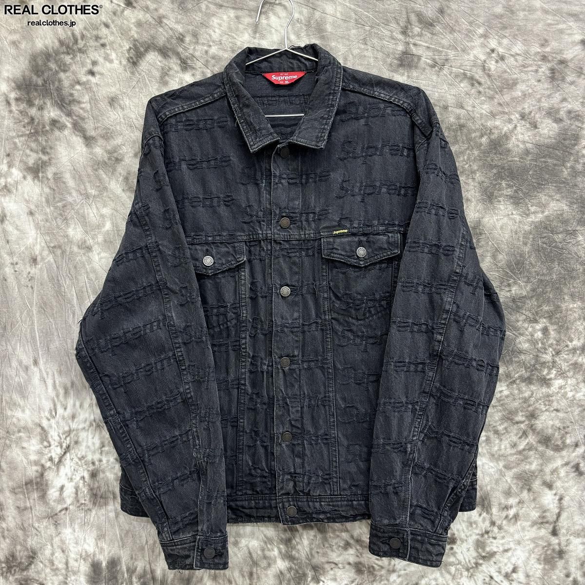 XL 混む Supreme Hole Punch Denim Jacket 