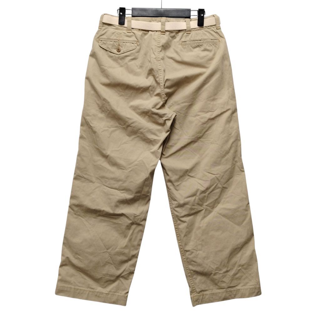 MASTER&CO.（マスター＆コー）のベルト付チノパンツ・ベージュ