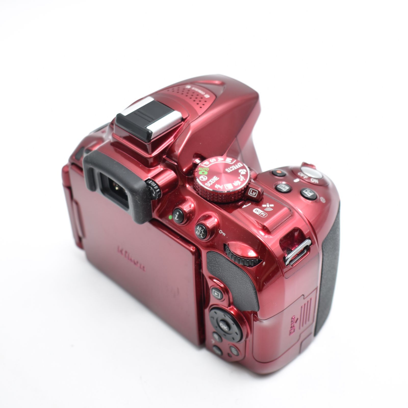 B#9378 Nikon デジタル一眼レフカメラ D5300 レッド 2400万画素 3.2型