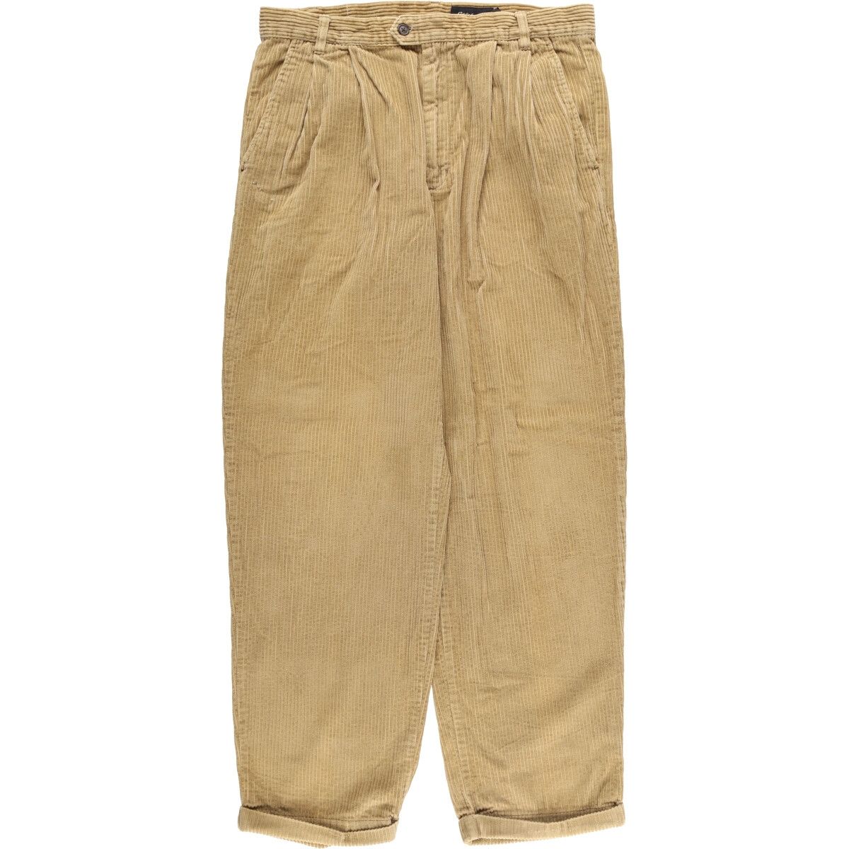 古着 エディーバウアー Eddie Bauer ツータック 太畝 コーデュロイパンツ メンズw35相当|eaa583096