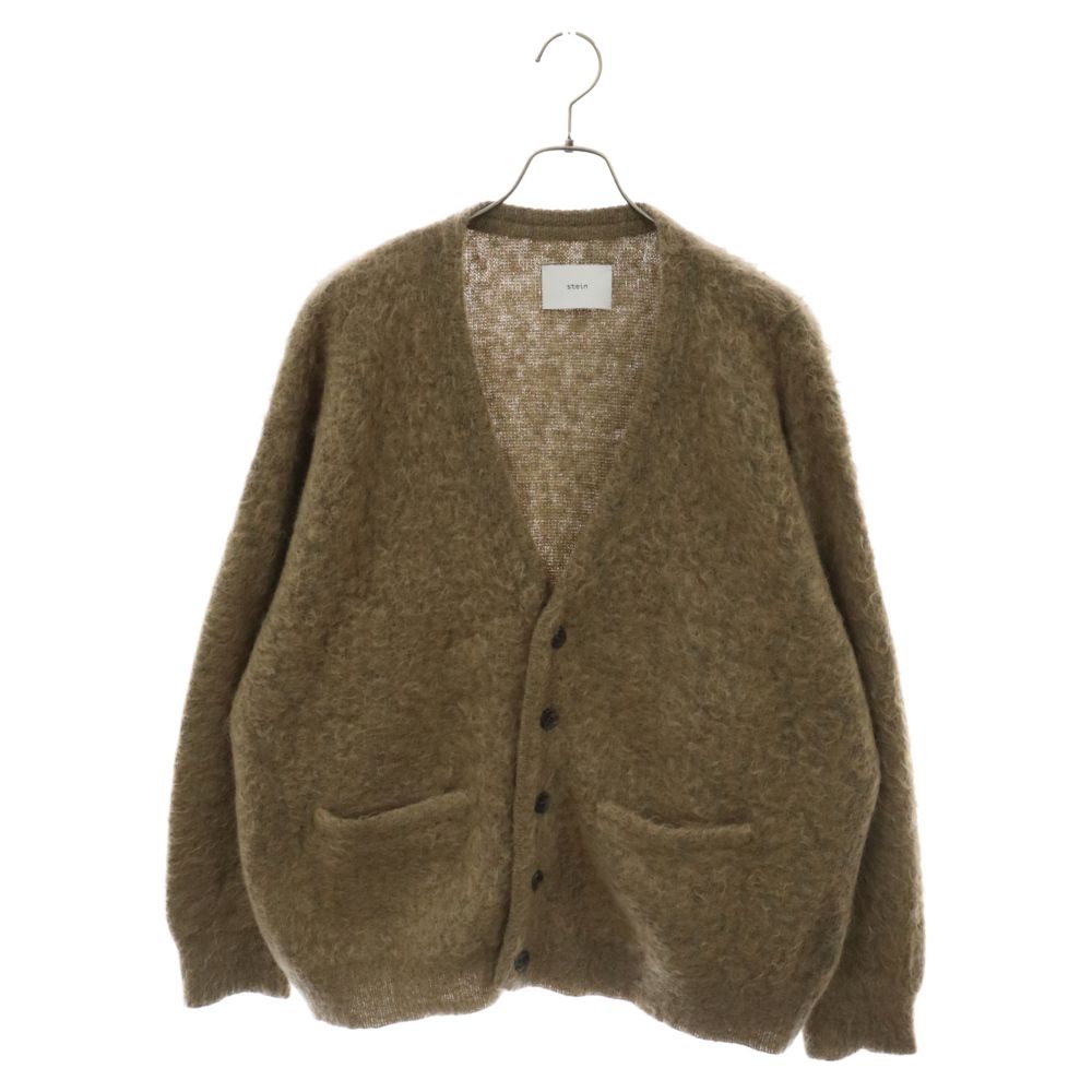 Stein kid mohair cardigan 22ss ベージュ Stein (シュタイン) 22AW Kid Mohair Cardigan ニット モヘア