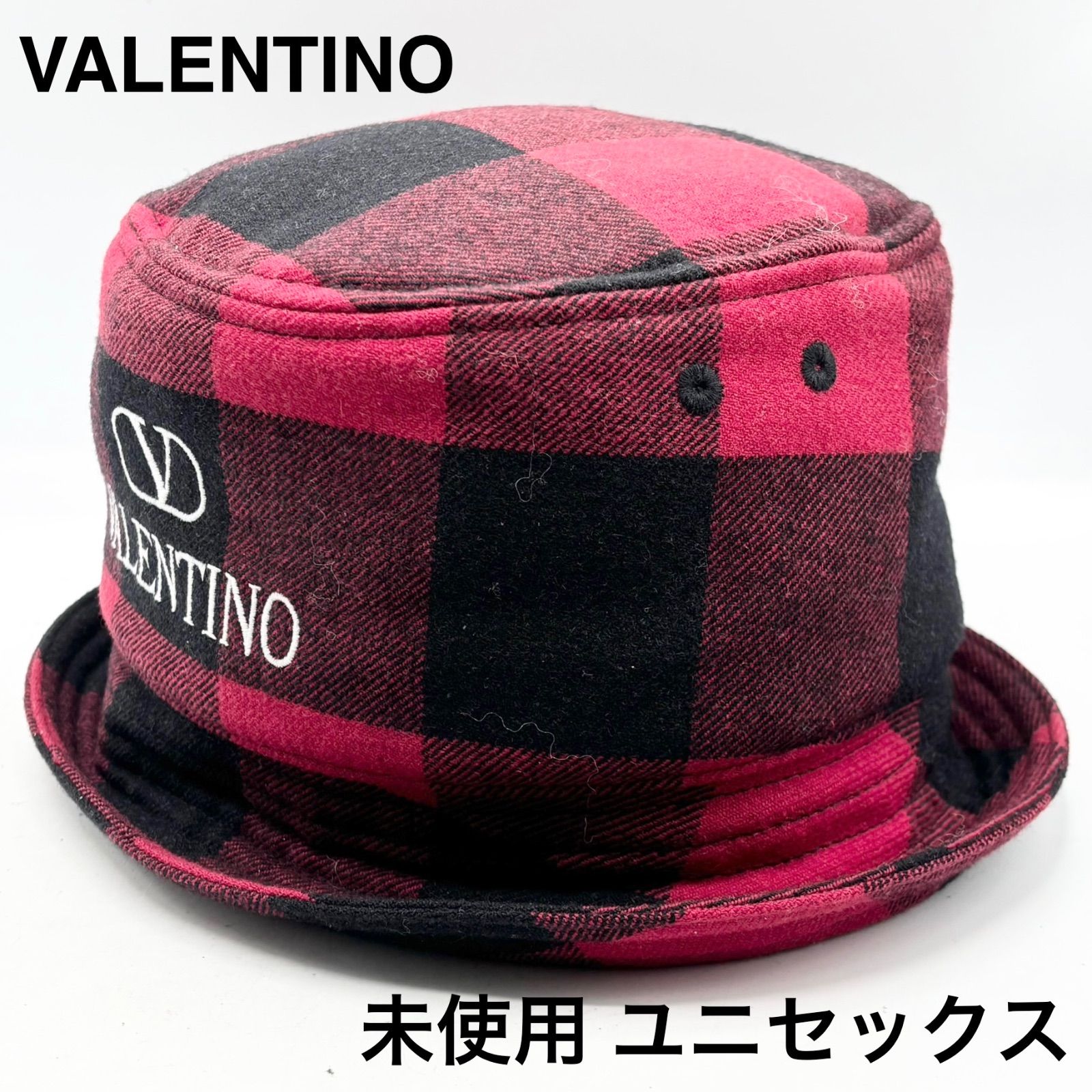 【未使用】VALENTINO バケットハット ヴァレンティノ VALENTINO 未使用 バケットハット 帽子 ハット