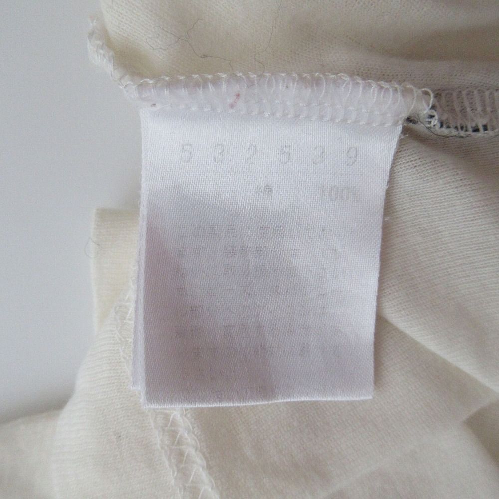 アルベロベロ ALBEROBELLO ブタ ぶたさん ワイド フレア ロングスリーブ Tシャツ ホワイト レディース 【中古】 アルベロベロ ALBEROBELLO ブタ ぶたさん ワイド フレア ロング