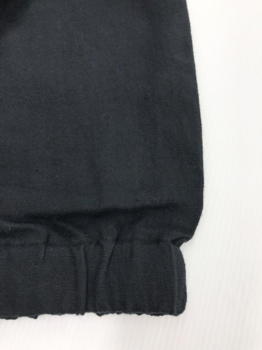 evam eva エヴァムエヴァ リネン100% ジョガー パンツ size1/黒