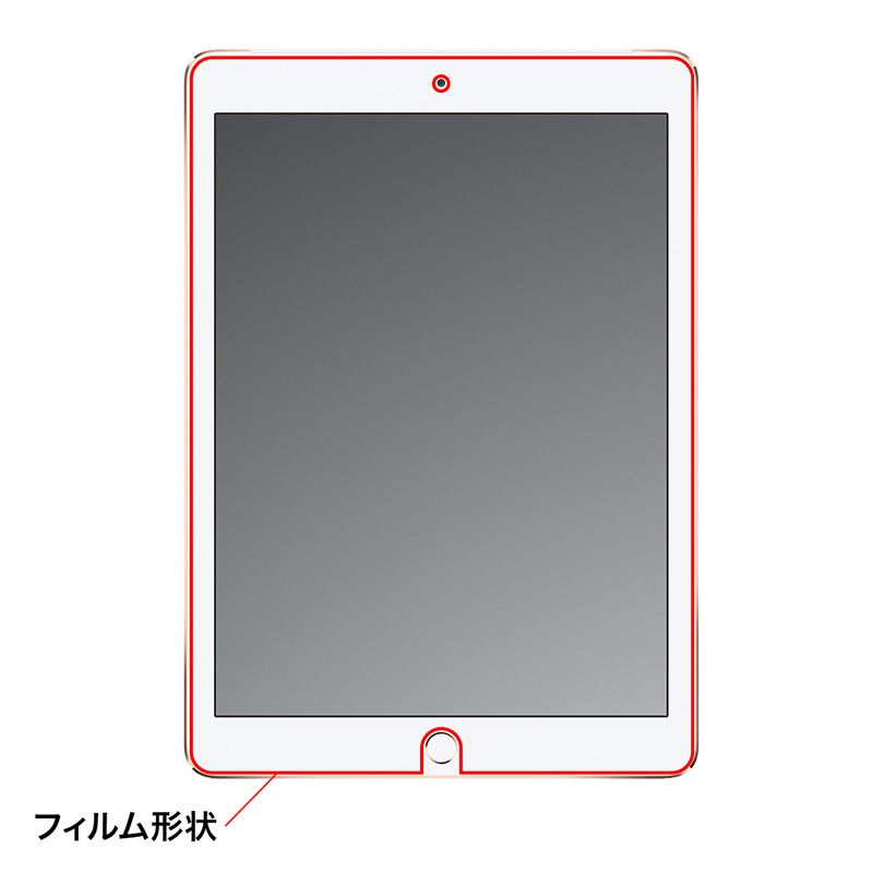 Air 2用液晶保護指紋防止光沢フィルム