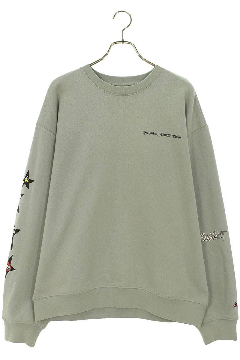 クロムハーツ PPO SUGGEST SPACE GRY SWTSHRT XL MATTY BOYバックプリントスウェット メンズ XL - メルカリ