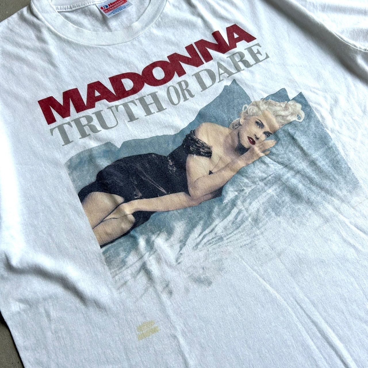 マドンナ 1991年 Tシャツ M VINTAGE マドンナ1991イン•ベッド•ウィズ•マドンナの記念T