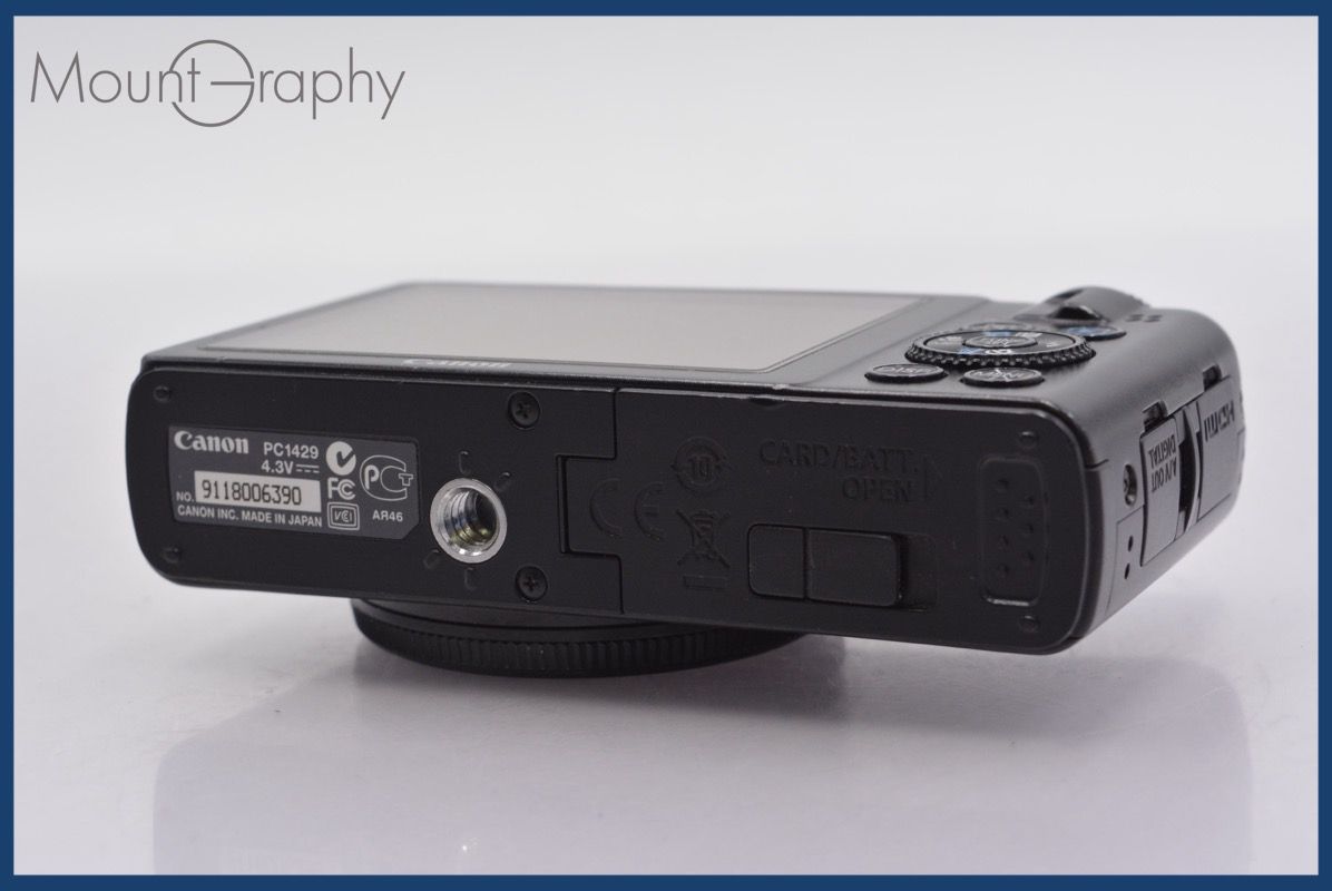 ☆極上美品☆ キヤノン Canon PowerShot S90 3.8x バッテリー付属 同梱