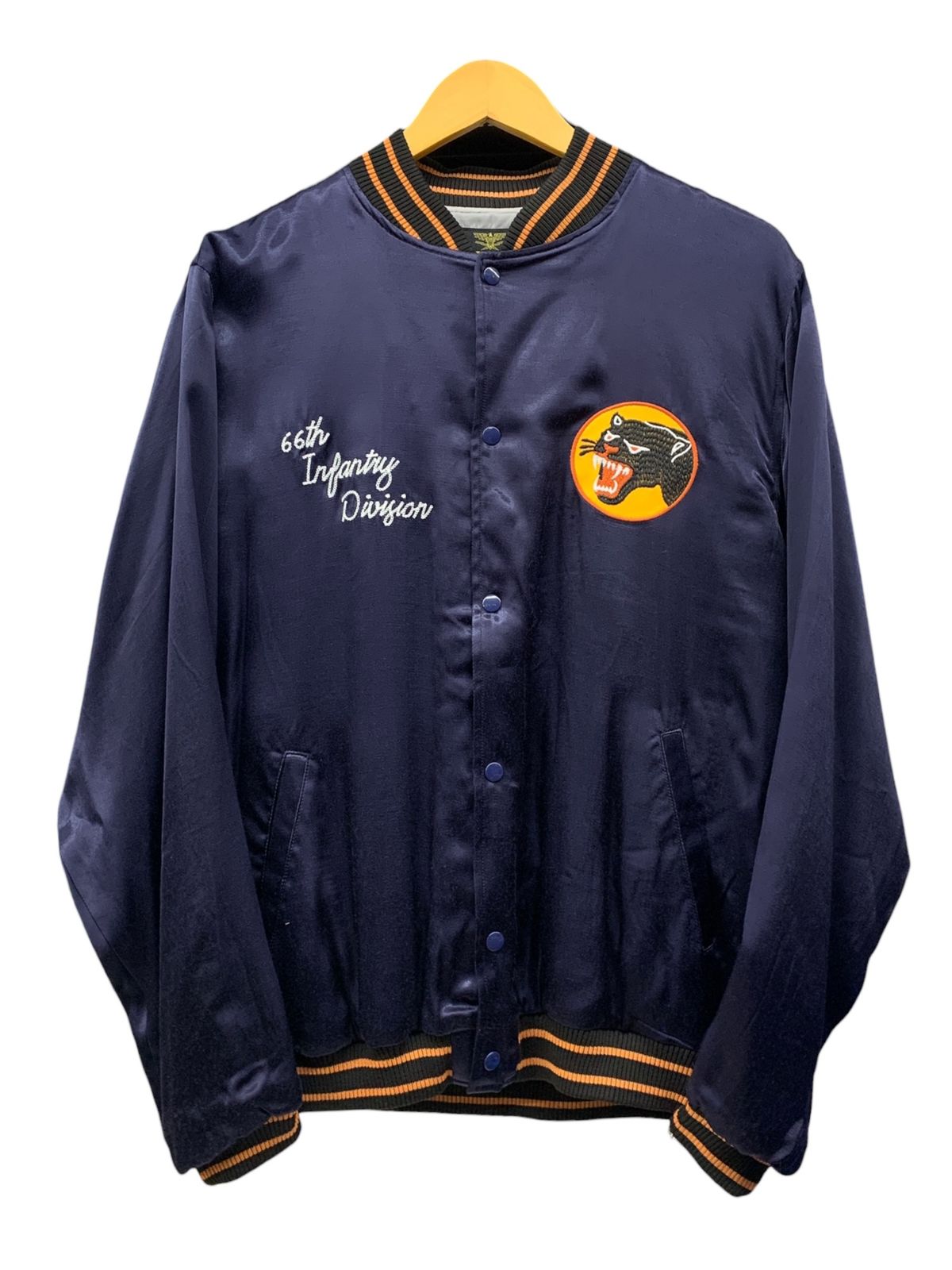 HOUSTON (ヒューストン) RAYON AWARD JACKET（BLACK PANTHER