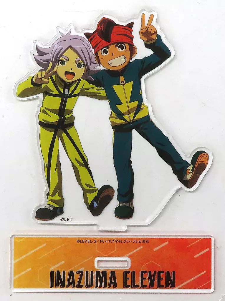 中古】アクリルスタンド・アクリルパネル 吹雪士郎＆円堂守 アクリル