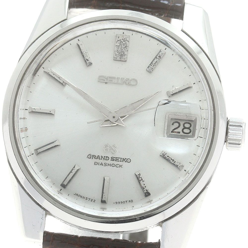セイコー SEIKO 5722-9970 グランドセイコー デイト 手巻き メンズ_879807