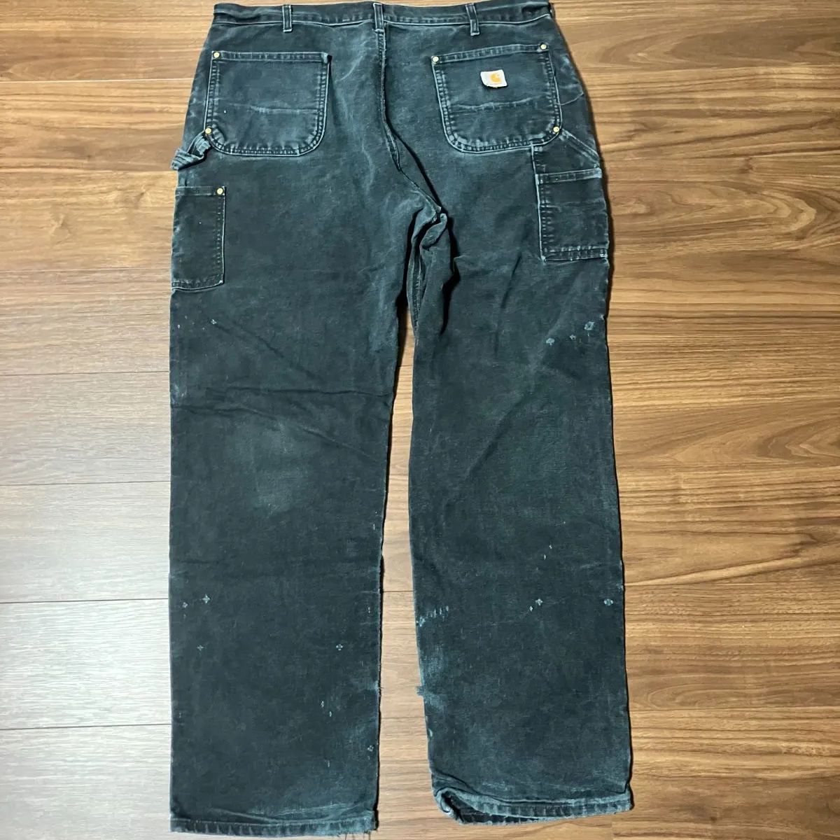 carhartt ダブルニー ペインターパンツ ブラック BLK 黒 フェード