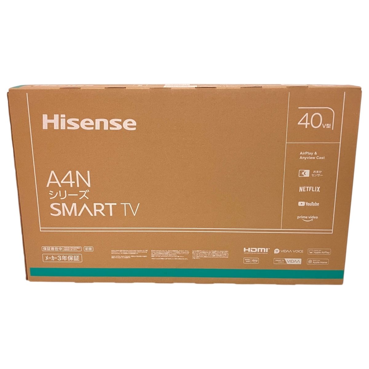【sk】ハイセンス 液晶テレビ 40V型 40A4N 新品未開封 ハイセンス 液晶テレビ 【40V型/ハイビジョン液晶テレビ】 40A4N