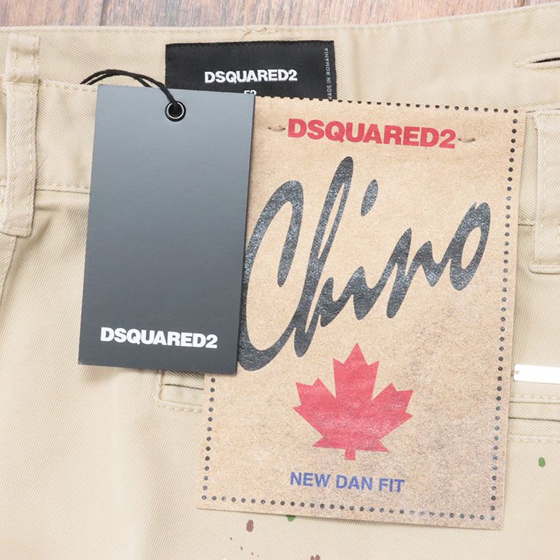 DSQUARED2 パッチワーク チノパン 46 DSQUARED2 パッチワーク チノパン 46 DSQUARED2 パッチワーク