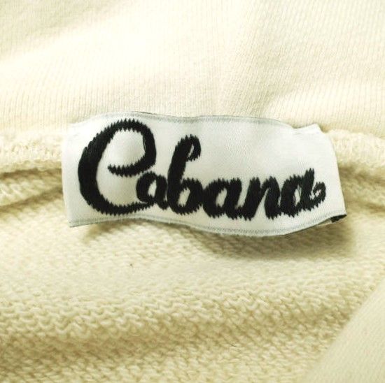 Cabana カバナ 22AW 日本製 ロゴ刺繍 スウェットプルオーバーパーカー Cabana カバナ 22AW 日本製 ロゴ刺繍 スウェットプルオーバーパーカー