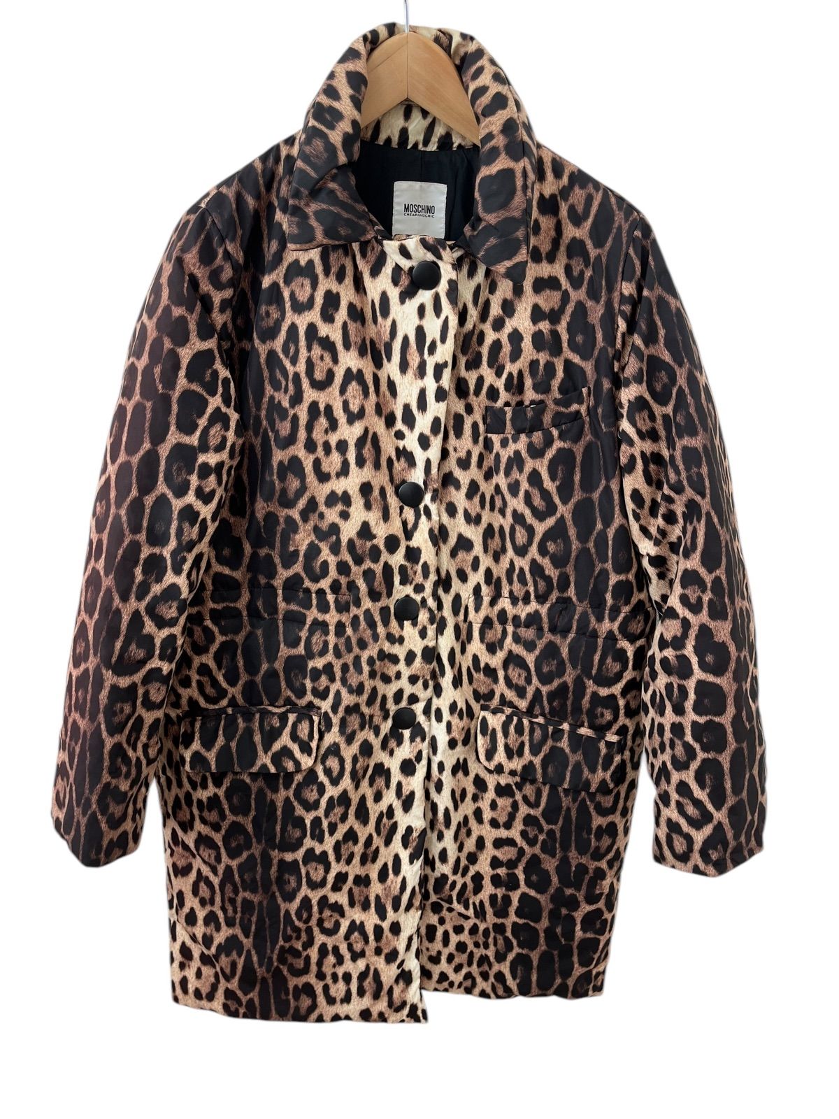 MOSCHINO モスキーノ コート レオパード ヒョウ柄 MOSCHINO モスキーノ ヒョウ柄 Tシャツ（モスキーノ Tシャツ