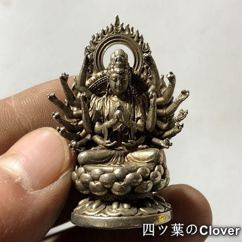 仏教美術 仏像 小仏像 千手観音 銅製 工芸品 置物 - メルカリ