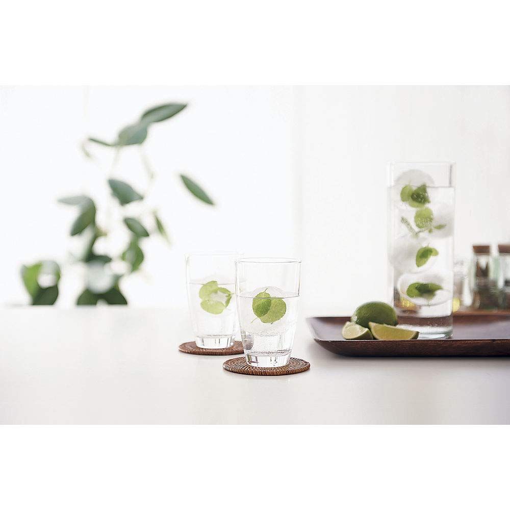 所 Yoshikawakuni 製氷皿 俺の丸氷 外寸 mm ブラック FOL 0202