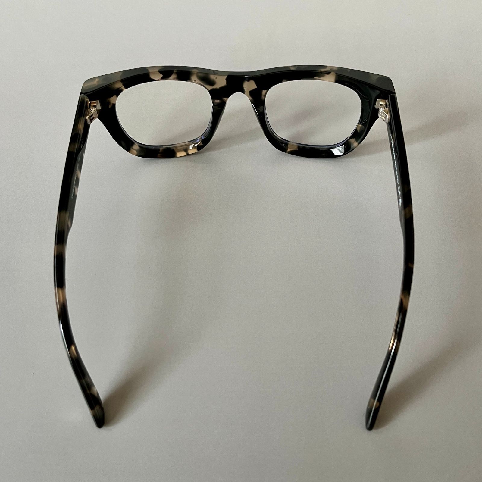 トムフォード メガネ TOM FORD ウェリントン グレー ハバナ メンズ